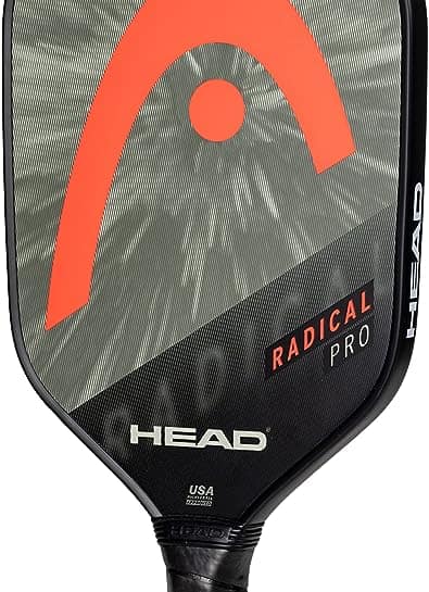 Head Radical Pro Pickleball Paddle Grey and orange