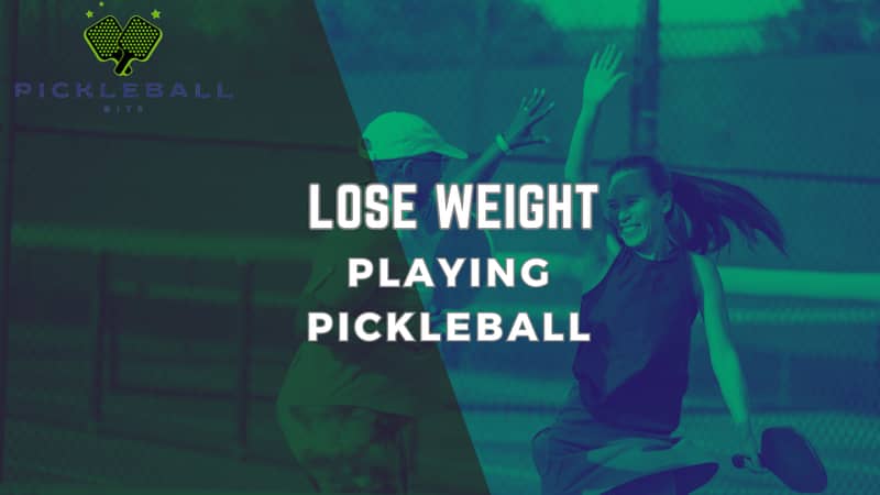 Can you lose weight playing pickleball: 2 ladies celebrating their weight loss success.