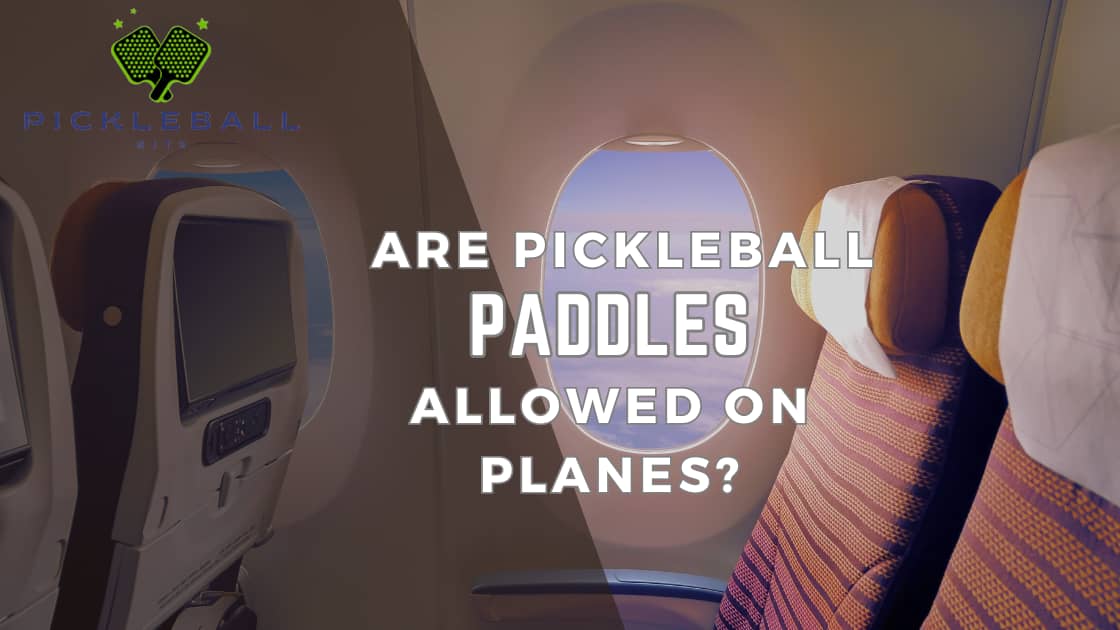 Interior of an airplane: Representing Are Pickleball paddles allowed on planes?